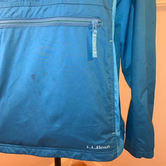L.L.BEAN Lined Nylon Anorak Jacket M - Picture 2 of 5